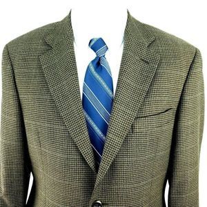 Joseph & Feiss International 39R 2 Button Houndstooth Brown